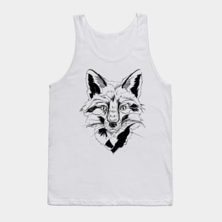 Cute Fox Sketch Tank Top